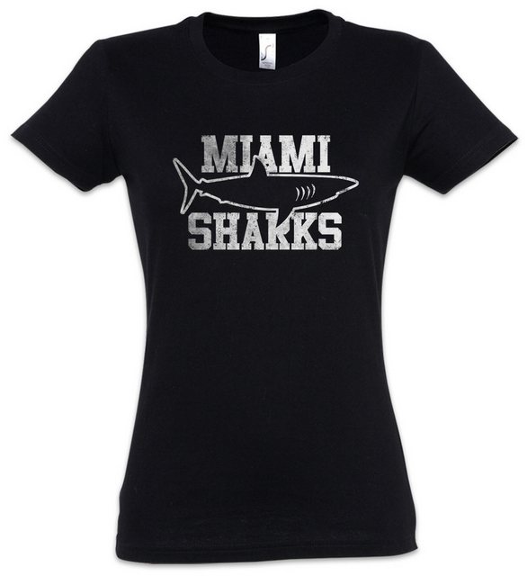 Urban Backwoods Print-Shirt Miami Sharks Damen T-Shirt On Any Given Footbal günstig online kaufen