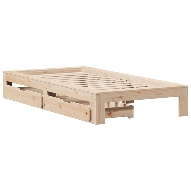 vidaXL Bett Massivholzbett ohne Matratze 90x200 Kiefernholz günstig online kaufen