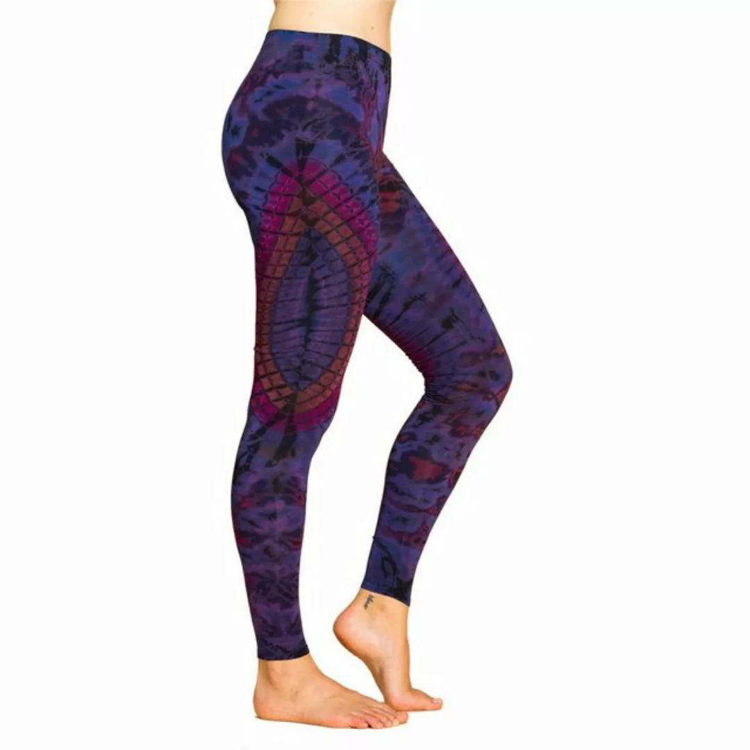 PANASIAM Leggings Unikat Batik Leggings 'Dschungel' aus natürlicher Viskose günstig online kaufen