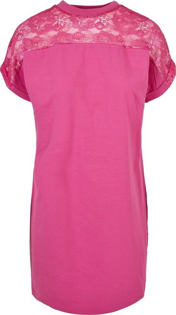 URBAN CLASSICS Jerseykleid "Damen Ladies Lace Tee Dress", (1 tlg.) günstig online kaufen