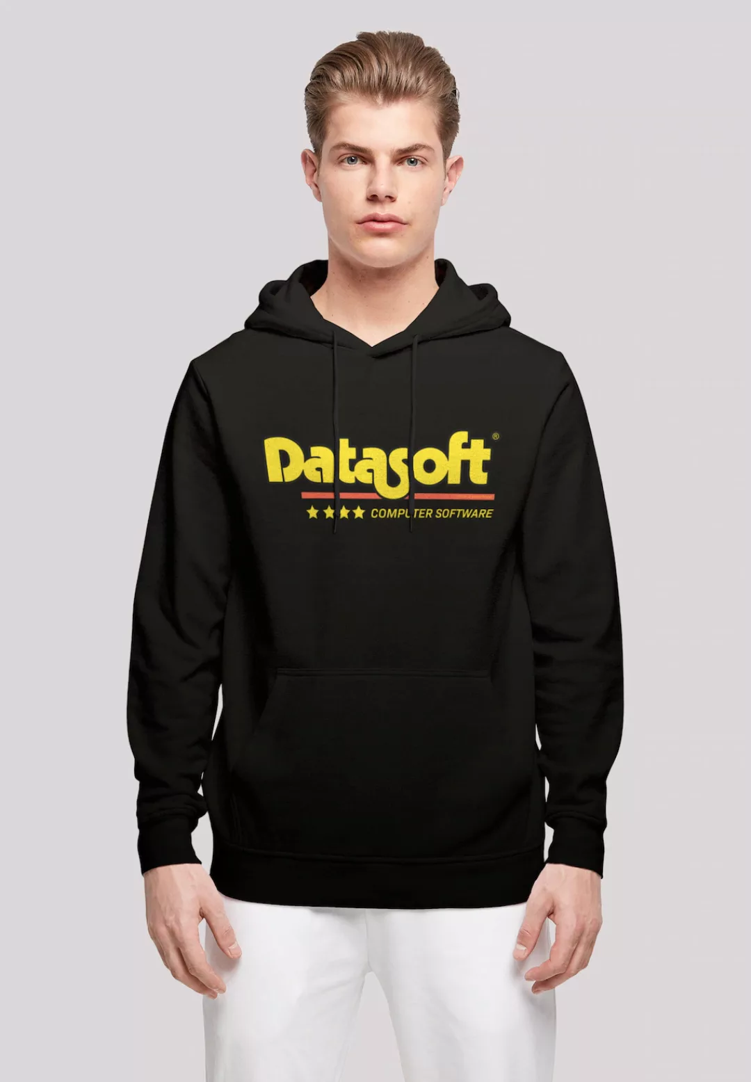 F4NT4STIC Kapuzenpullover "Retro Gaming Datasoft Logo gelb", Print günstig online kaufen