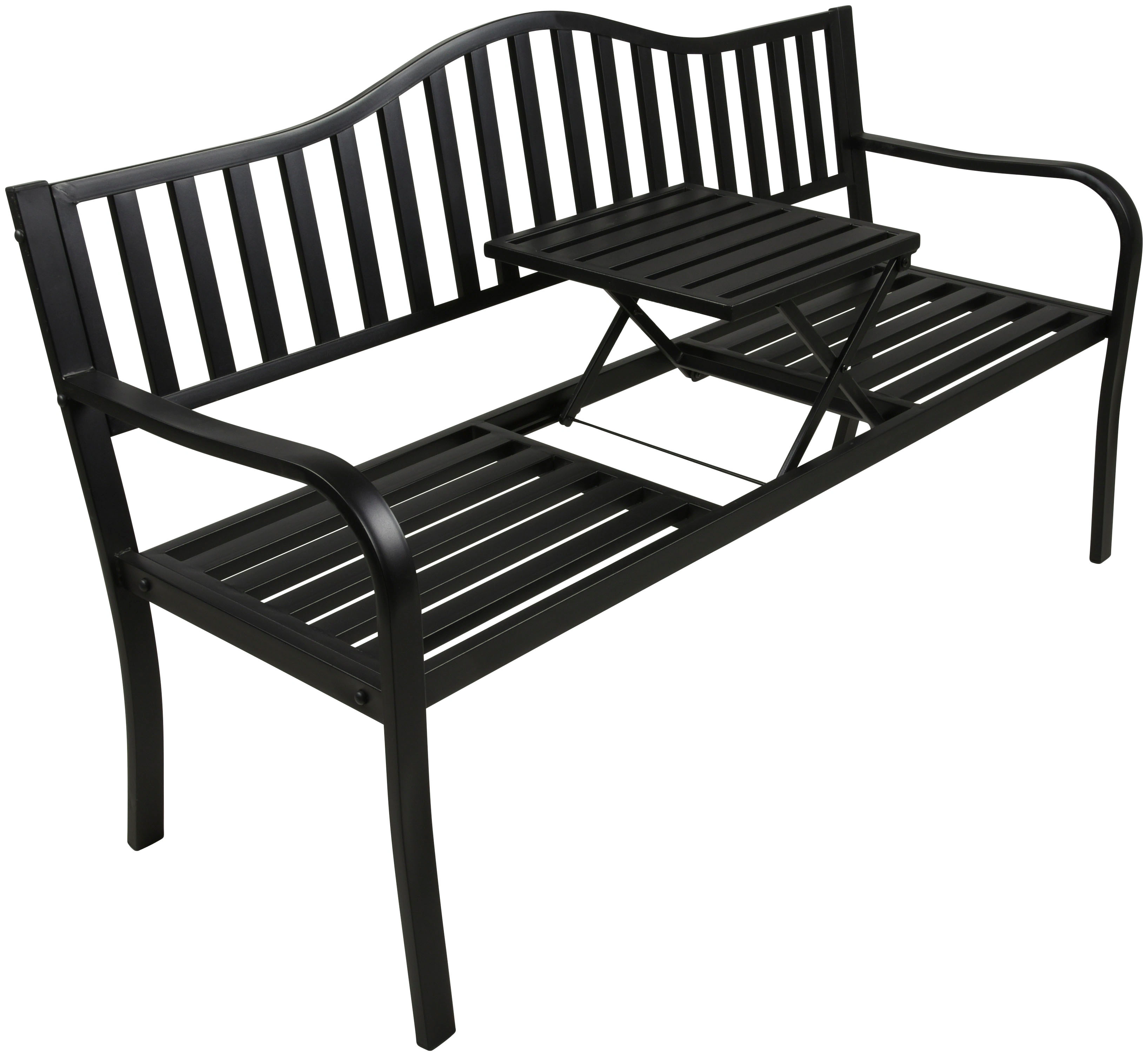 Garden Pleasure Gartenbank "SEGULA", mit hochklappbarem Tisch, BxTxH: 150x6 günstig online kaufen