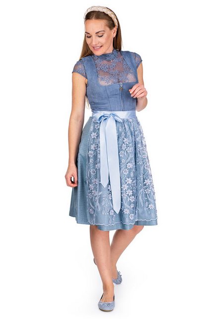 MarJo Dirndl Midi Dirndl 2tlg. - ISA - light denim günstig online kaufen