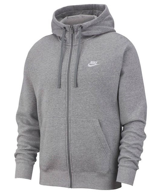 Nike Sportswear Club Sweatshirt Mit Reißverschluss M Dark Grey Heather / Ma günstig online kaufen