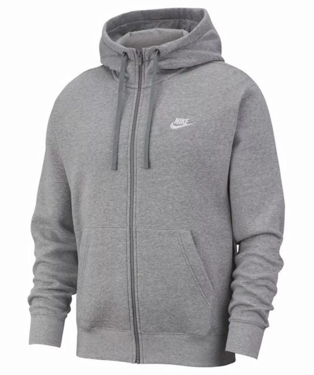 Nike Sportswear Club Sweatshirt Mit Reißverschluss XL Dark Grey Heather / M günstig online kaufen