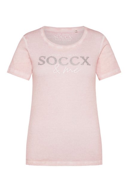 SOCCX Rundhalsshirt aus Baumwolle günstig online kaufen