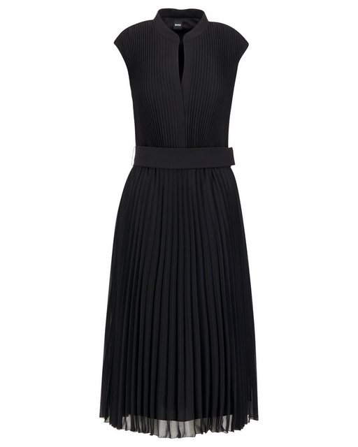 BOSS Plisseekleid Damen Plisseekleid DILOH Regular Fit (1-tlg) günstig online kaufen