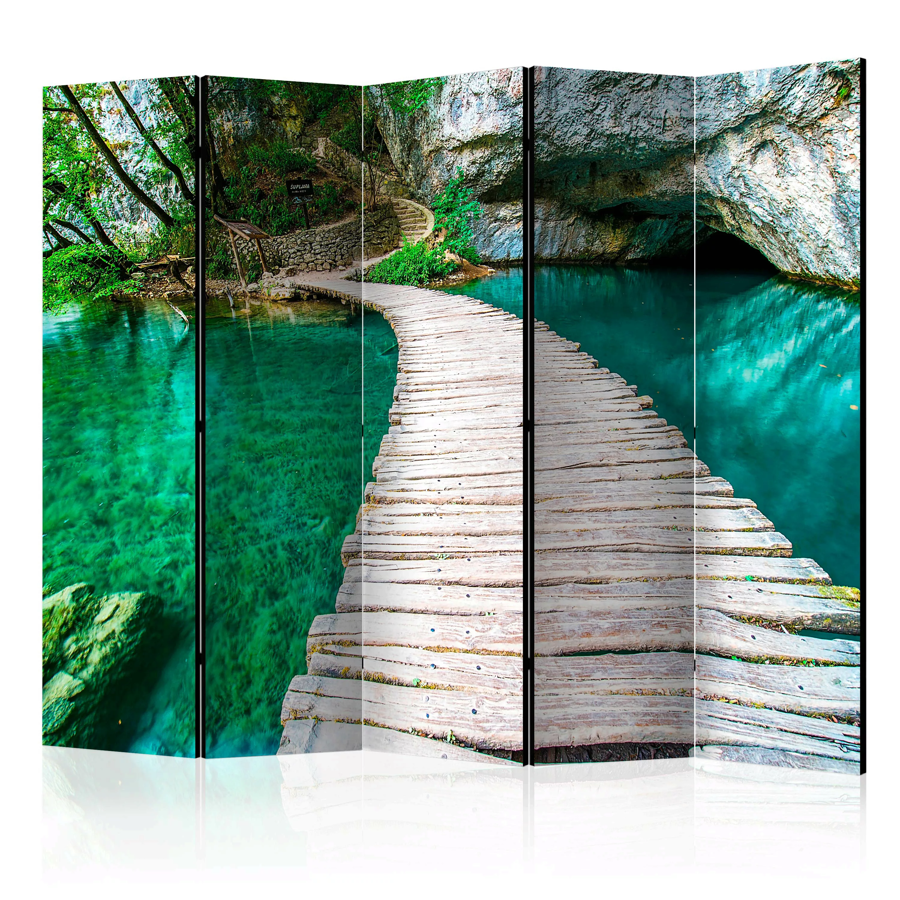 5-teiliges Paravent - Plitvice Lakes National Park, Croatia Ii [room Divide günstig online kaufen