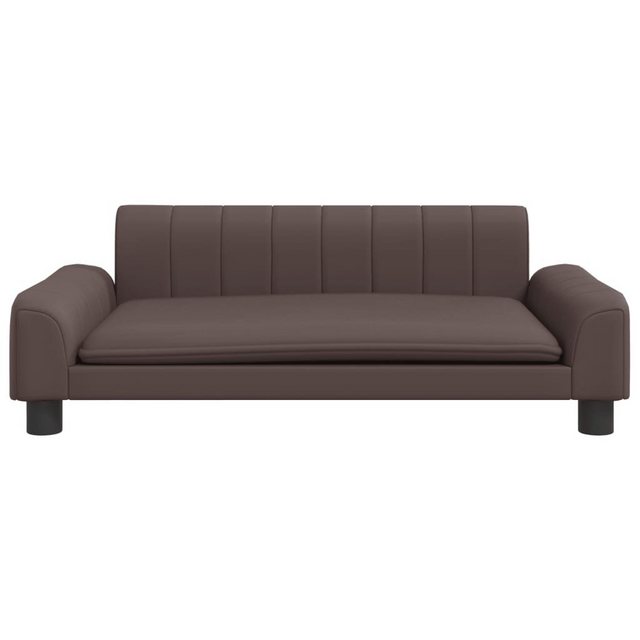 vidaXL Kindersofa Kindersofa Braun 90x53x30 cm Kunstleder Kindercouch Kinde günstig online kaufen