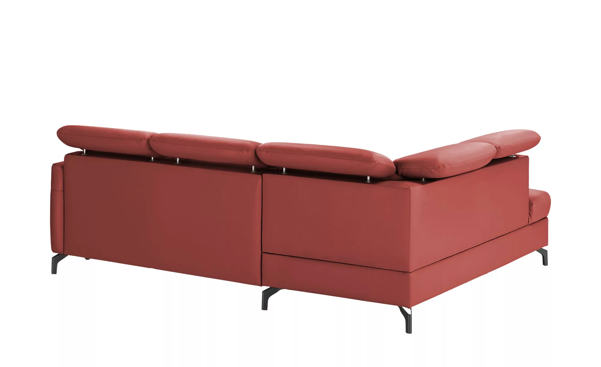 uno Ecksofa  Basel ¦ rot ¦ Maße (cm): B: 243 H: 100 T: 200.0 Polstermöbel > günstig online kaufen