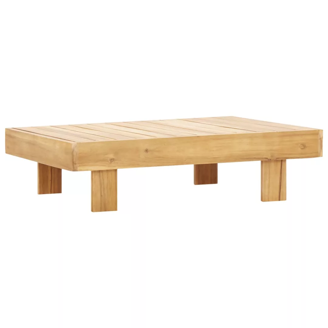 Couchtisch 100 X 60 X 25 Cm Akazienholz Massiv günstig online kaufen