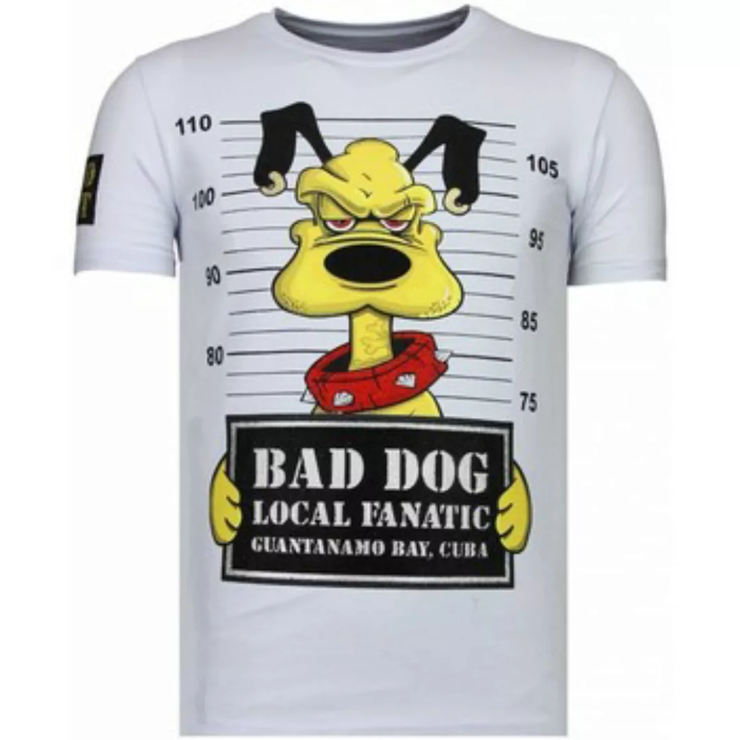 Local Fanatic  T-Shirt Bad Dog Strass günstig online kaufen