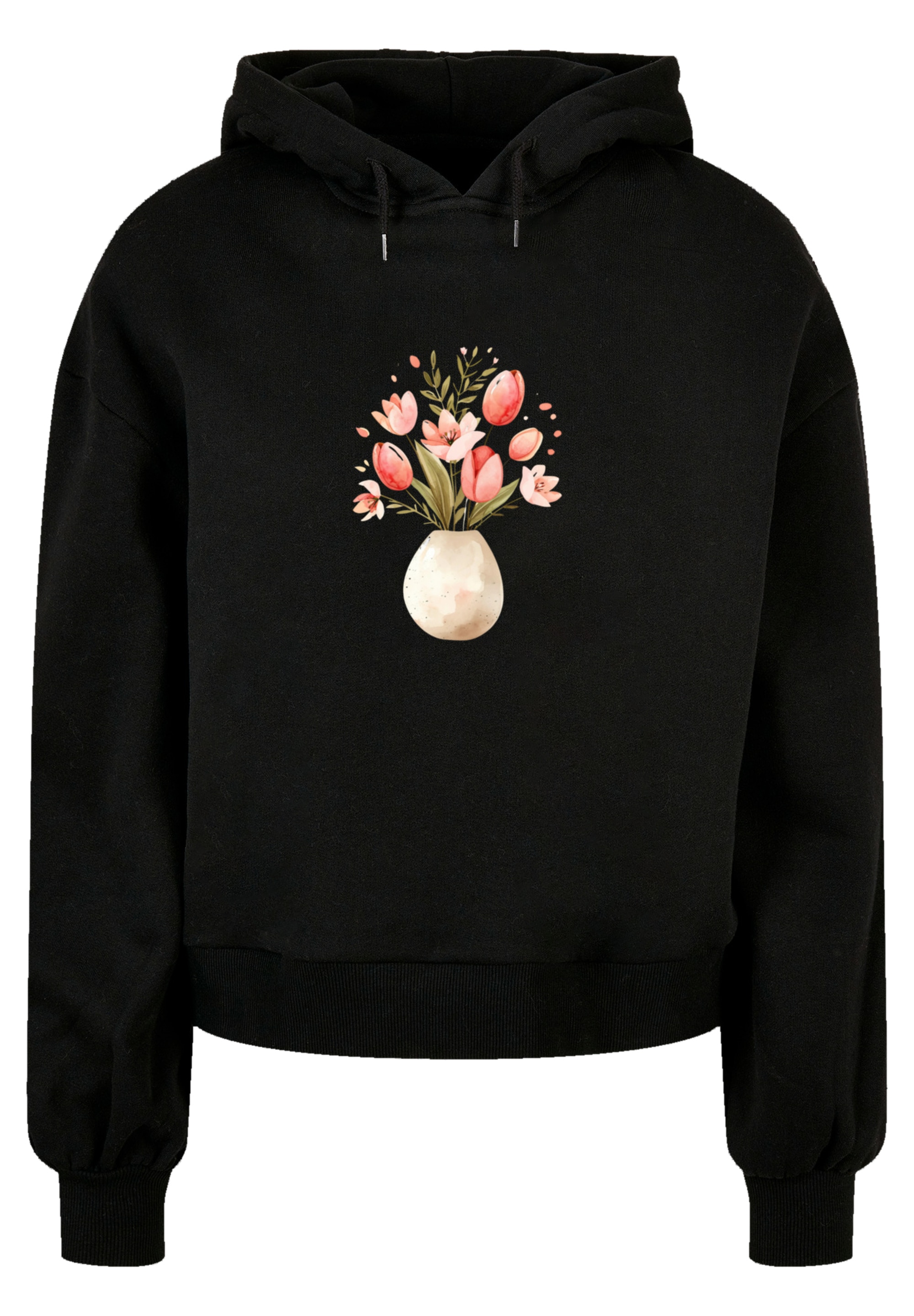 F4NT4STIC Sweatshirt "Rosa Frühlingsblumenstrauß in Vase", Premium Qualität günstig online kaufen