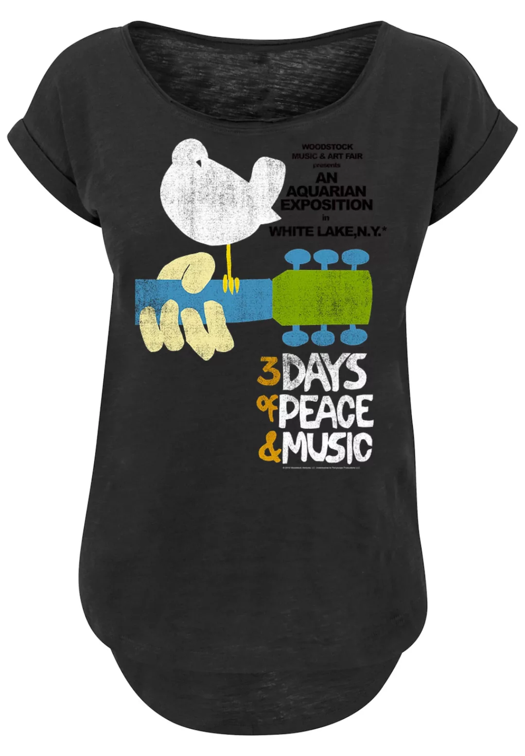 F4NT4STIC T-Shirt "Woodstock Festival Poster", Print günstig online kaufen