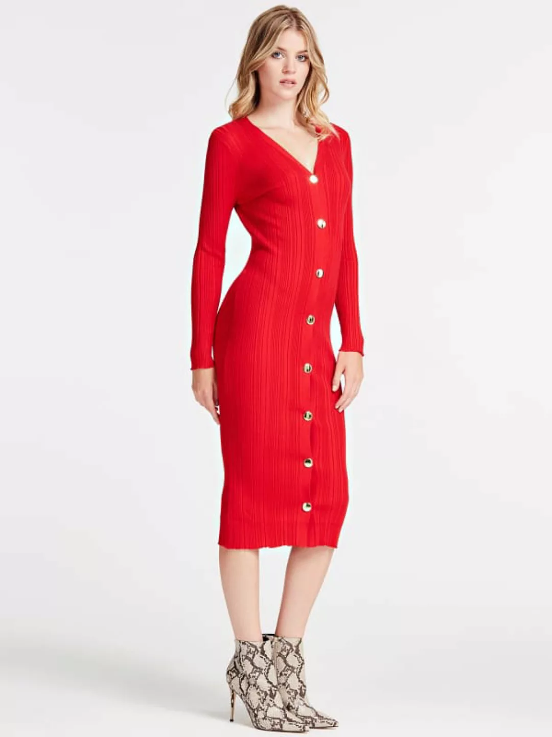 Kleid Knöpfe Vorn günstig online kaufen