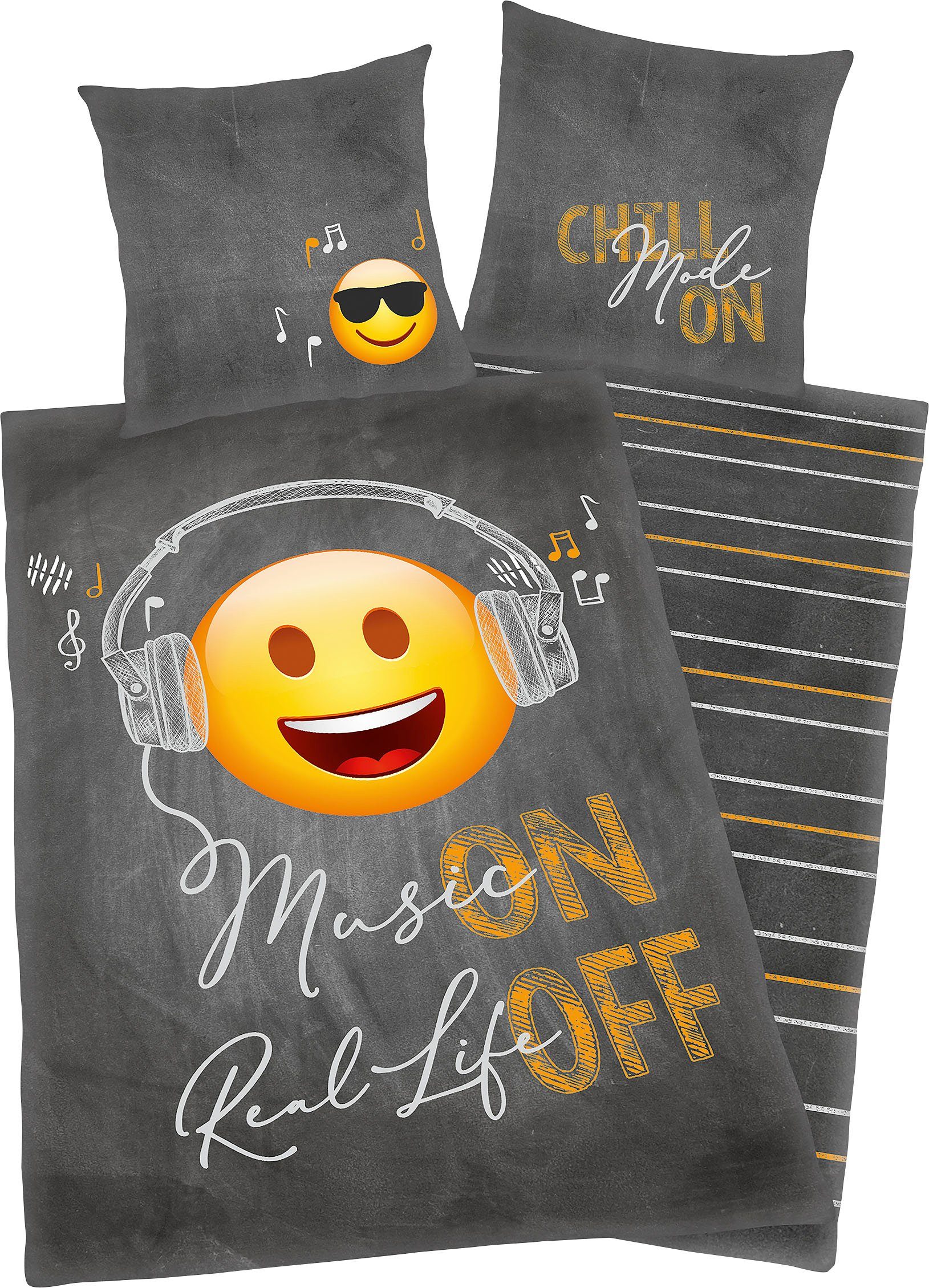 Herding Young Collection Wendebettwäsche Emot!x, Renforcé, günstig online kaufen