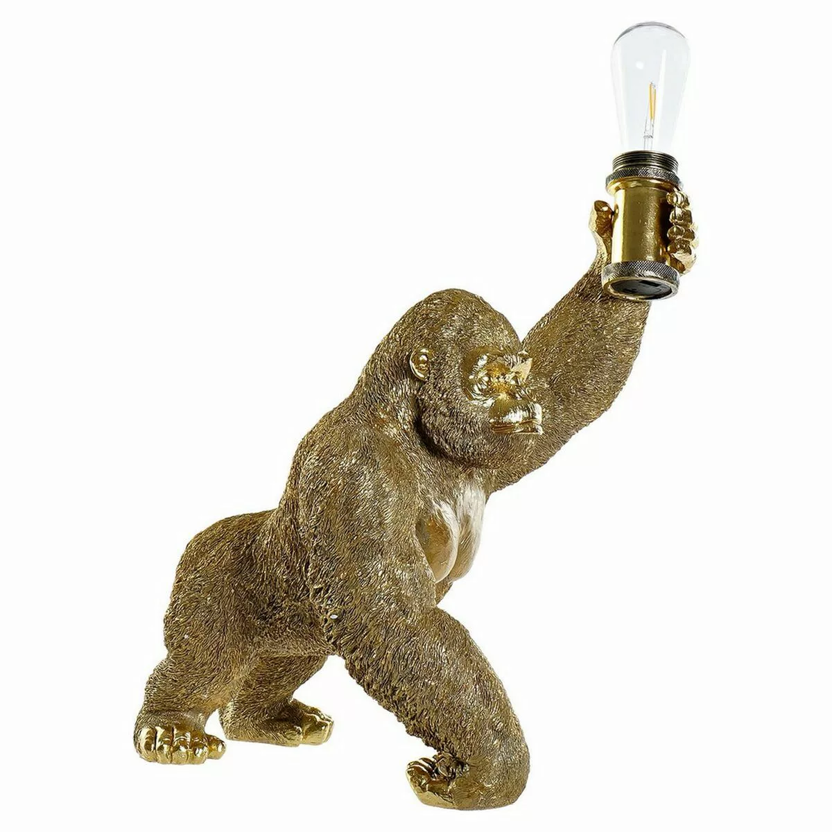 Tischlampe Dkd Home Decor Harz 220 V Golden 50 W Gorilla (39 X 31.5 X 48 Cm günstig online kaufen