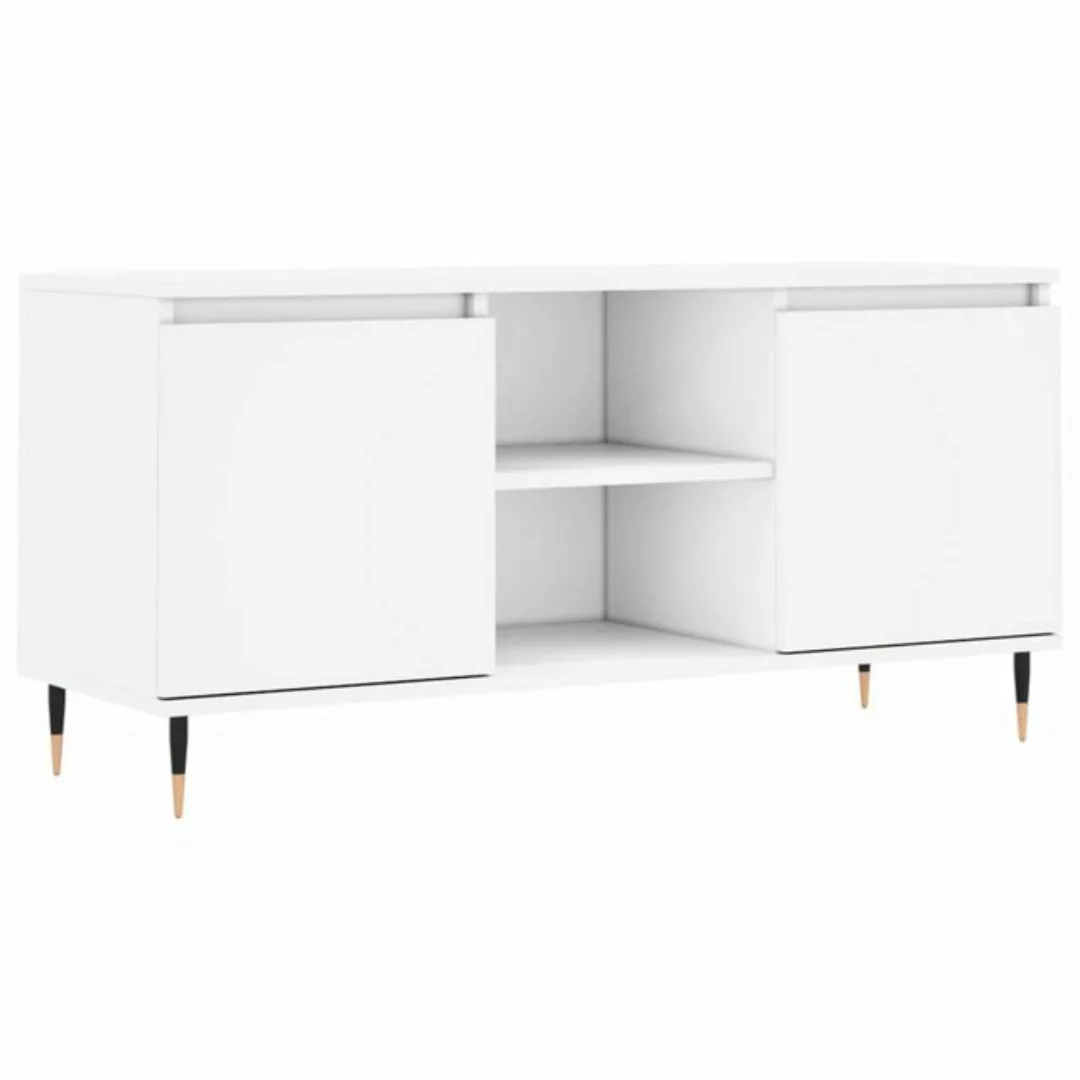 vidaXL TV-Schrank TV-Schrank Weiß 104x35x50 cm Spanplatte günstig online kaufen