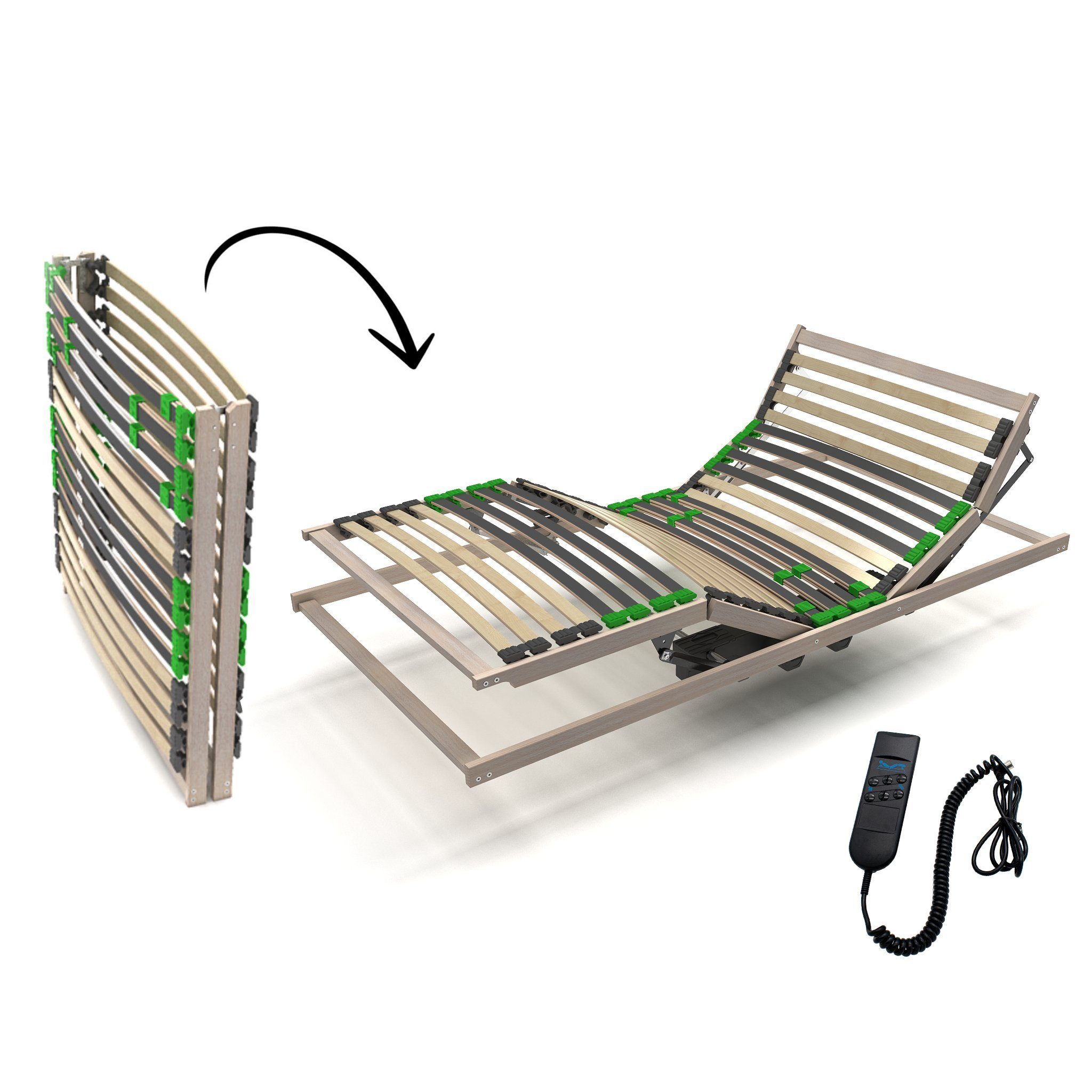 Lattenrost mit Motor Lattenrost 100x200 cm günstig online kaufen