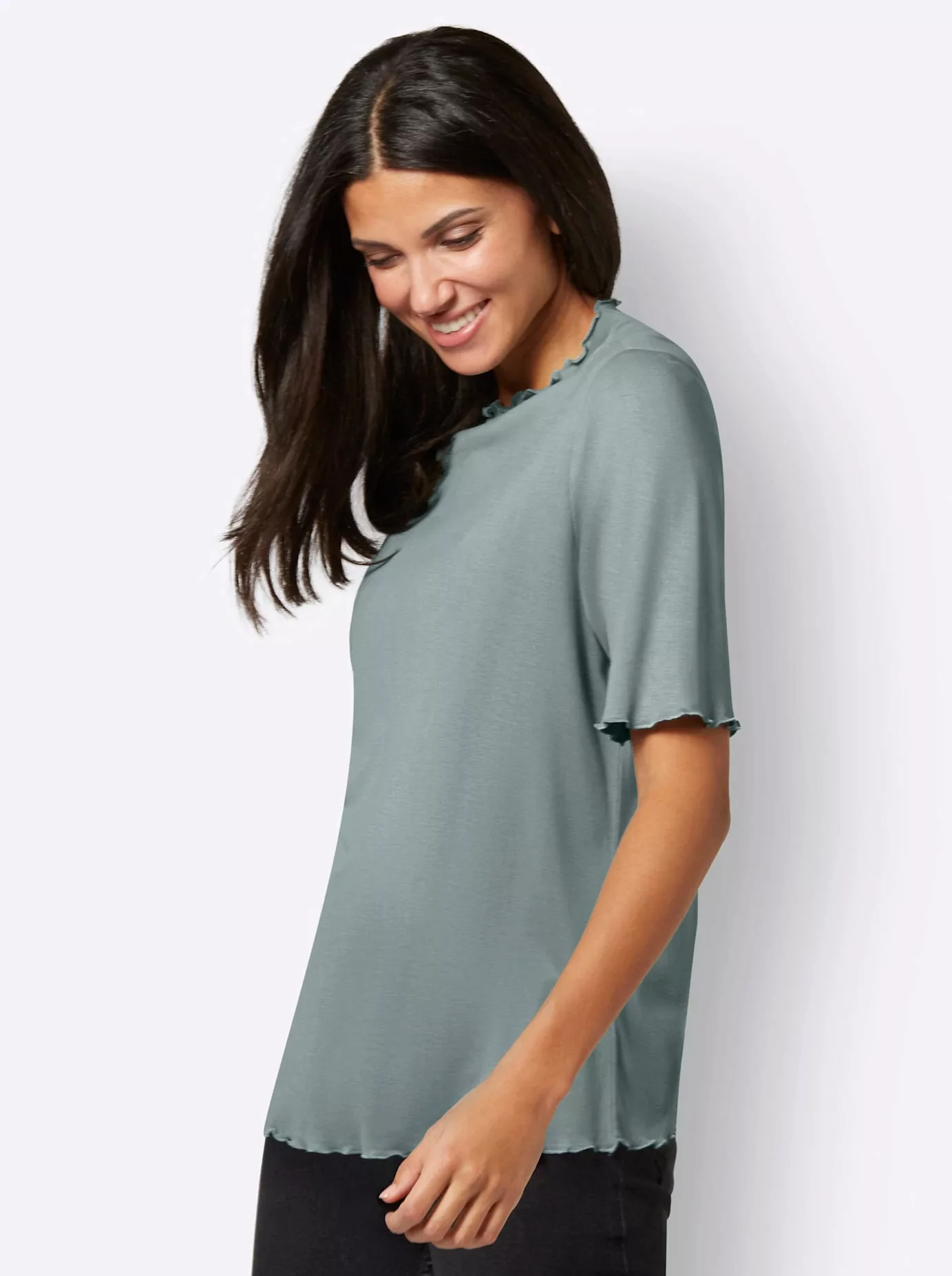 Classic Basics Stehkragenshirt "Shirt" günstig online kaufen