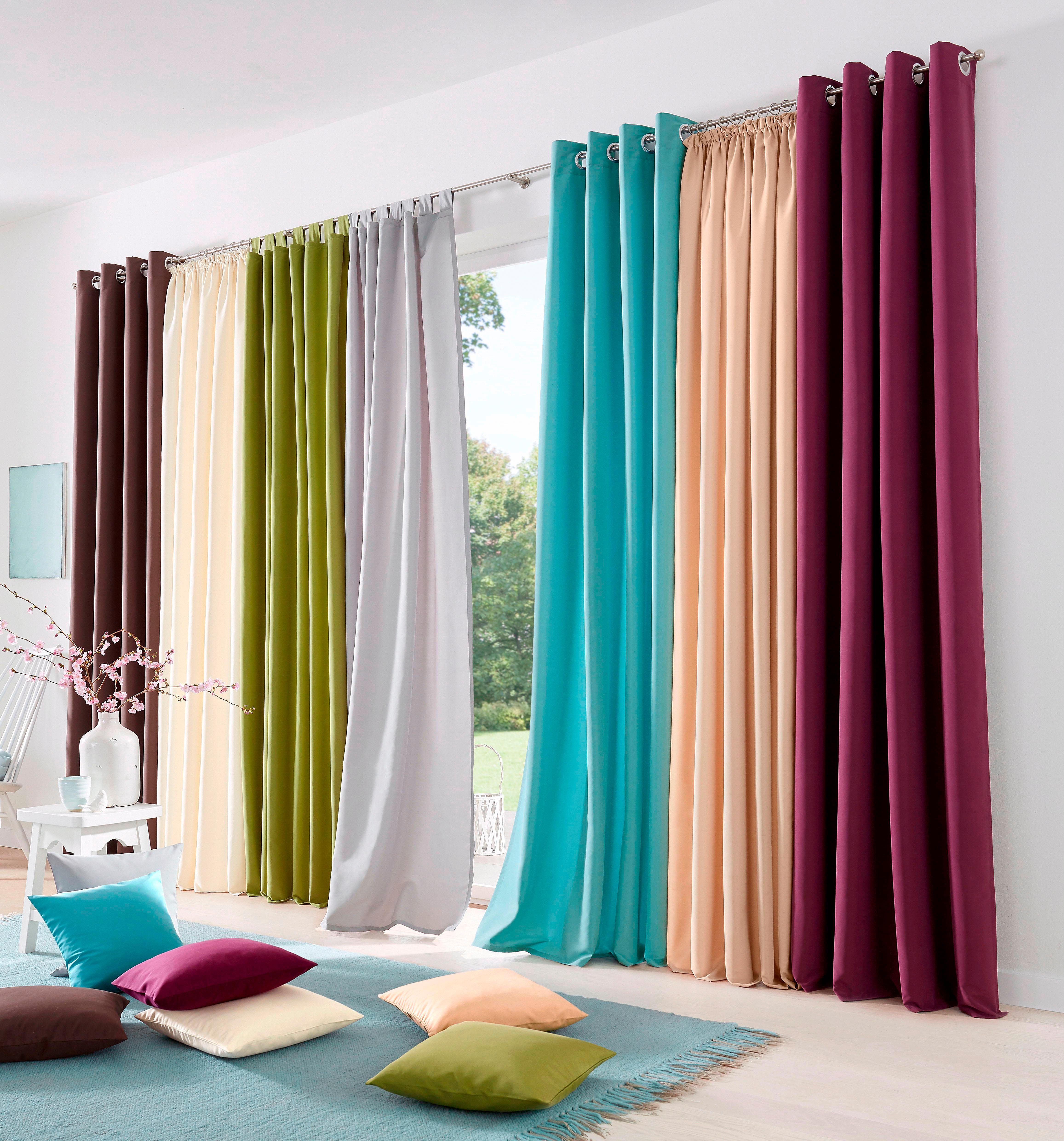 my home Vorhang Raja, Ösen (2 günstig online kaufen
