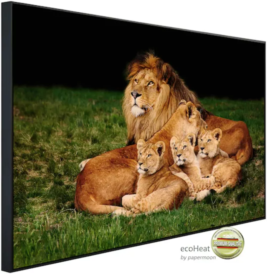 Papermoon Infrarotheizung »Löwenfamilie« günstig online kaufen