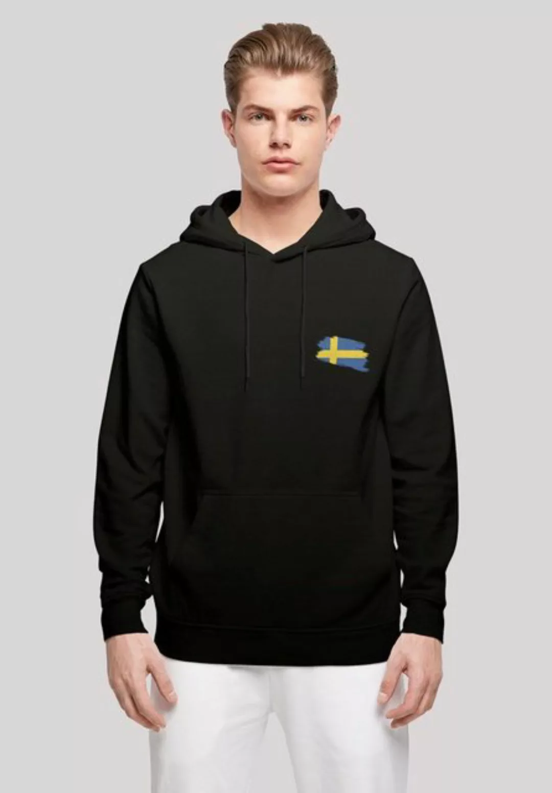 F4NT4STIC Kapuzenpullover Sweden Schweden Flagge Print günstig online kaufen