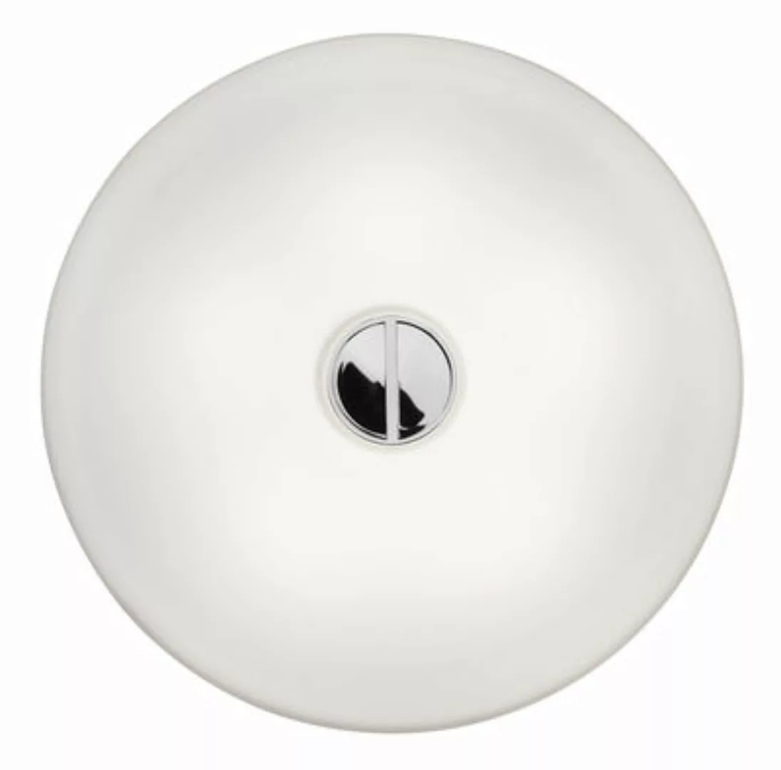 Wandleuchte Button INDOOR glas weiß Deckenleuchte – Glasversion - Flos - We günstig online kaufen