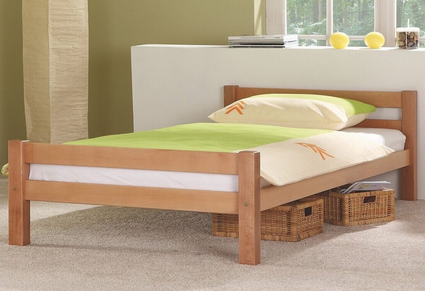 Home affaire Boxspringbett "Claire", mit Vollmassiv-Unterbox, incl. Topper, günstig online kaufen