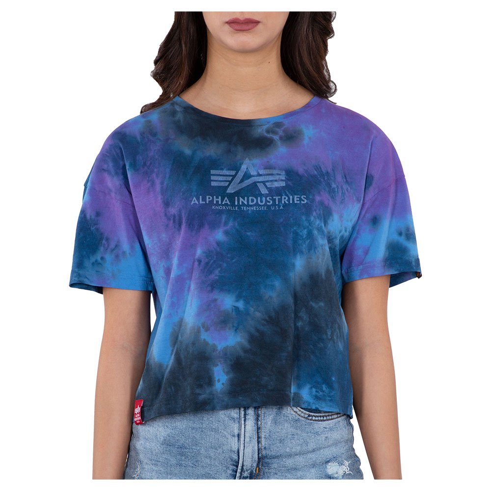 Alpha Industries Basic Batik Cos Kurzarm T-shirt XS Galaxy Batik günstig online kaufen