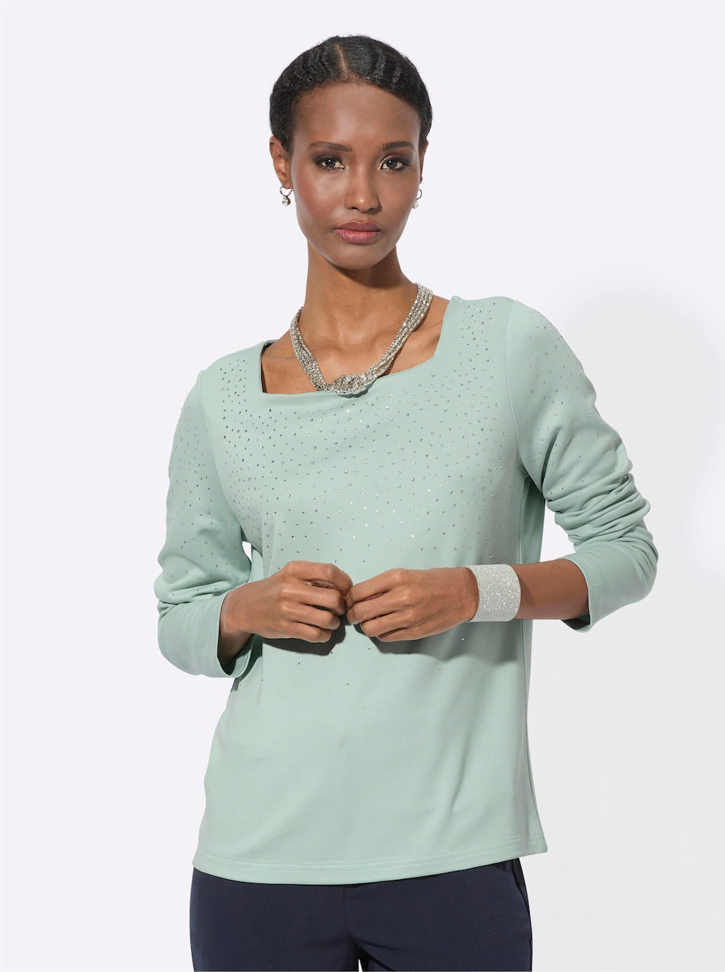 creation L Langarmshirt "Langarm-Shirt", (1 tlg.) günstig online kaufen