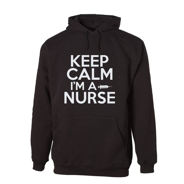 G-graphics Hoodie Keep calm I´m a Nurse mit trendigem Frontprint mit Spruch günstig online kaufen