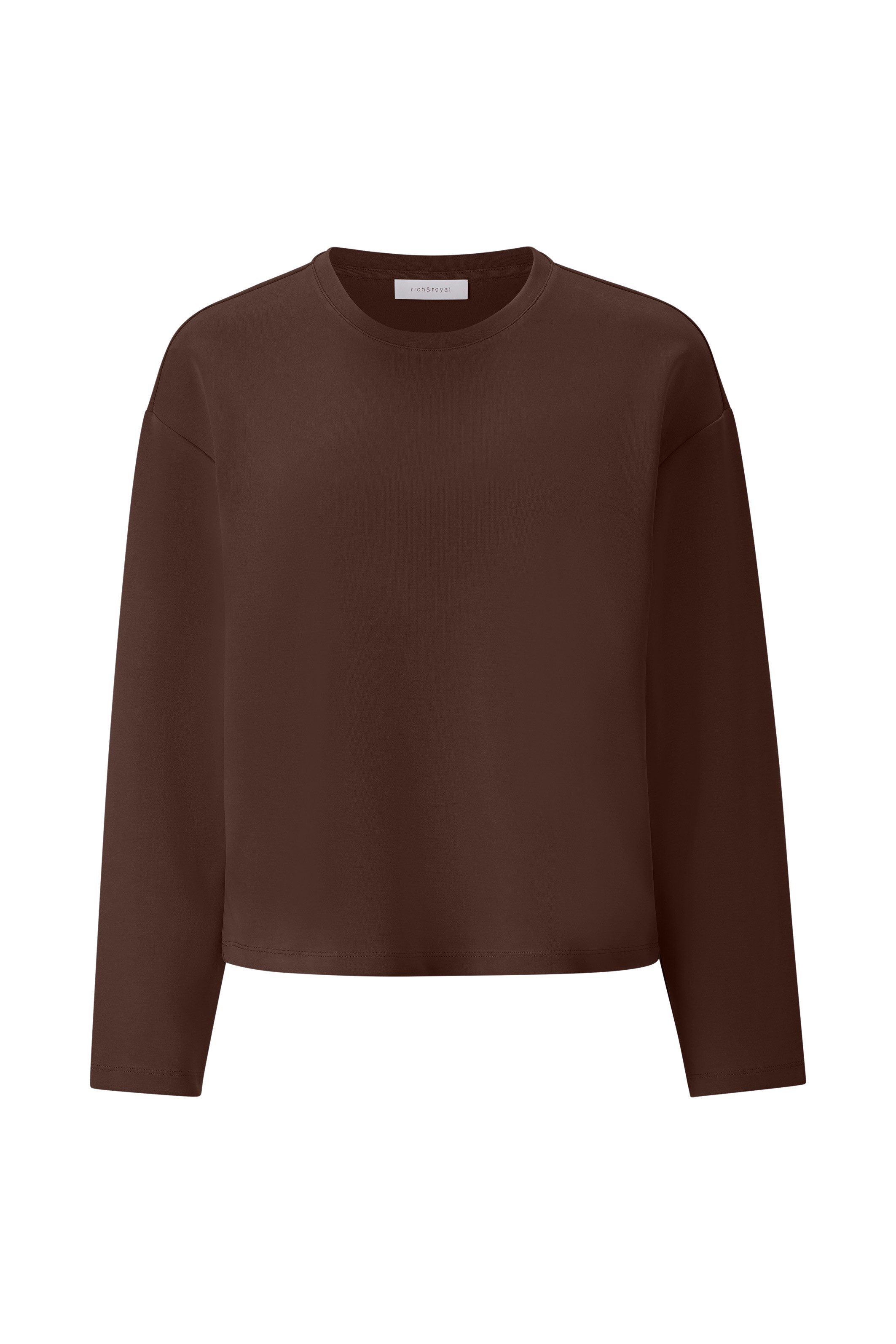 RICHROYAL Sweatshirt "2409 T Peach Crew", überschnittene Schultern, softer günstig online kaufen