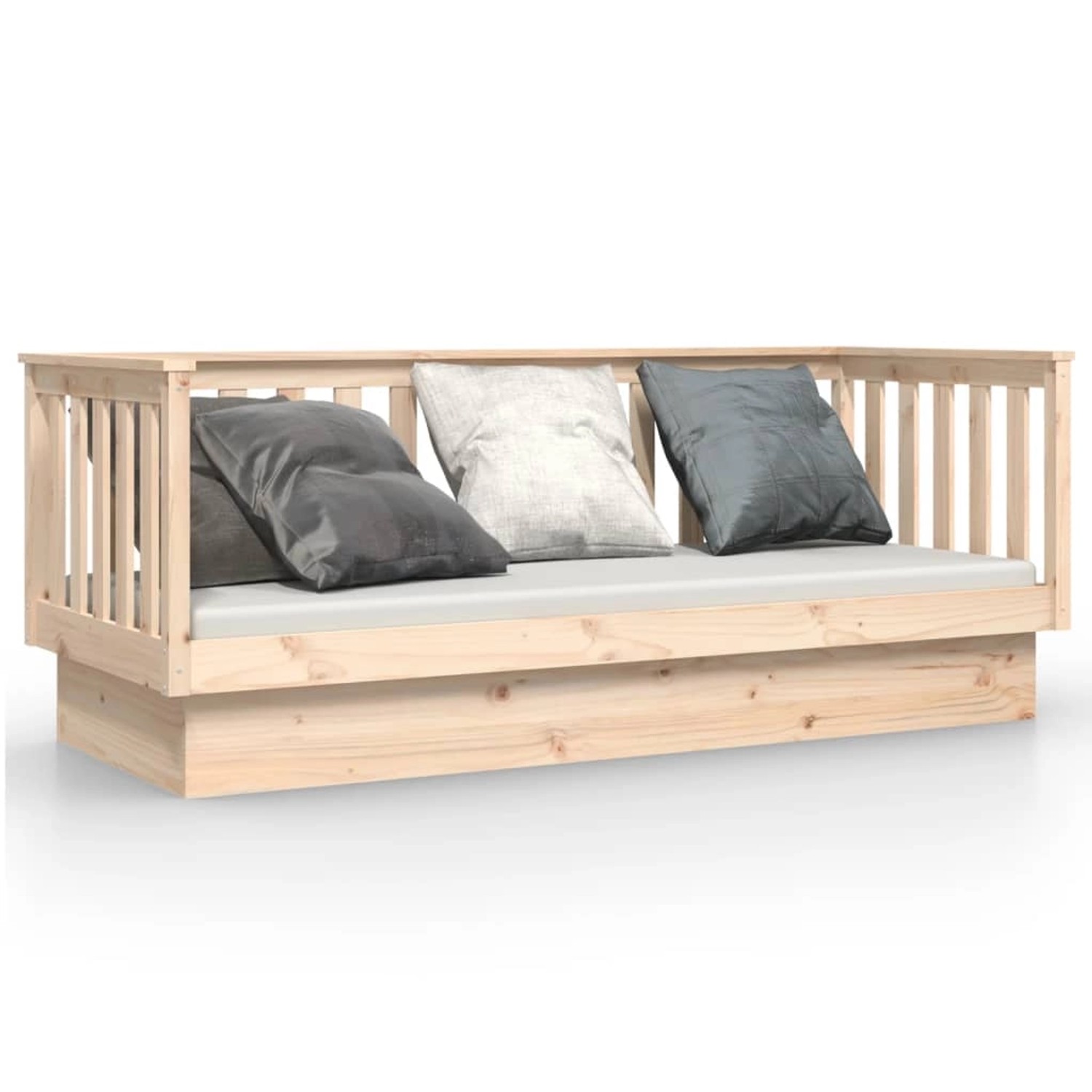 vidaXL Gästebett Gästebett Tagesbett 90x190 cm Massivholz Kiefer Bett Bettg günstig online kaufen