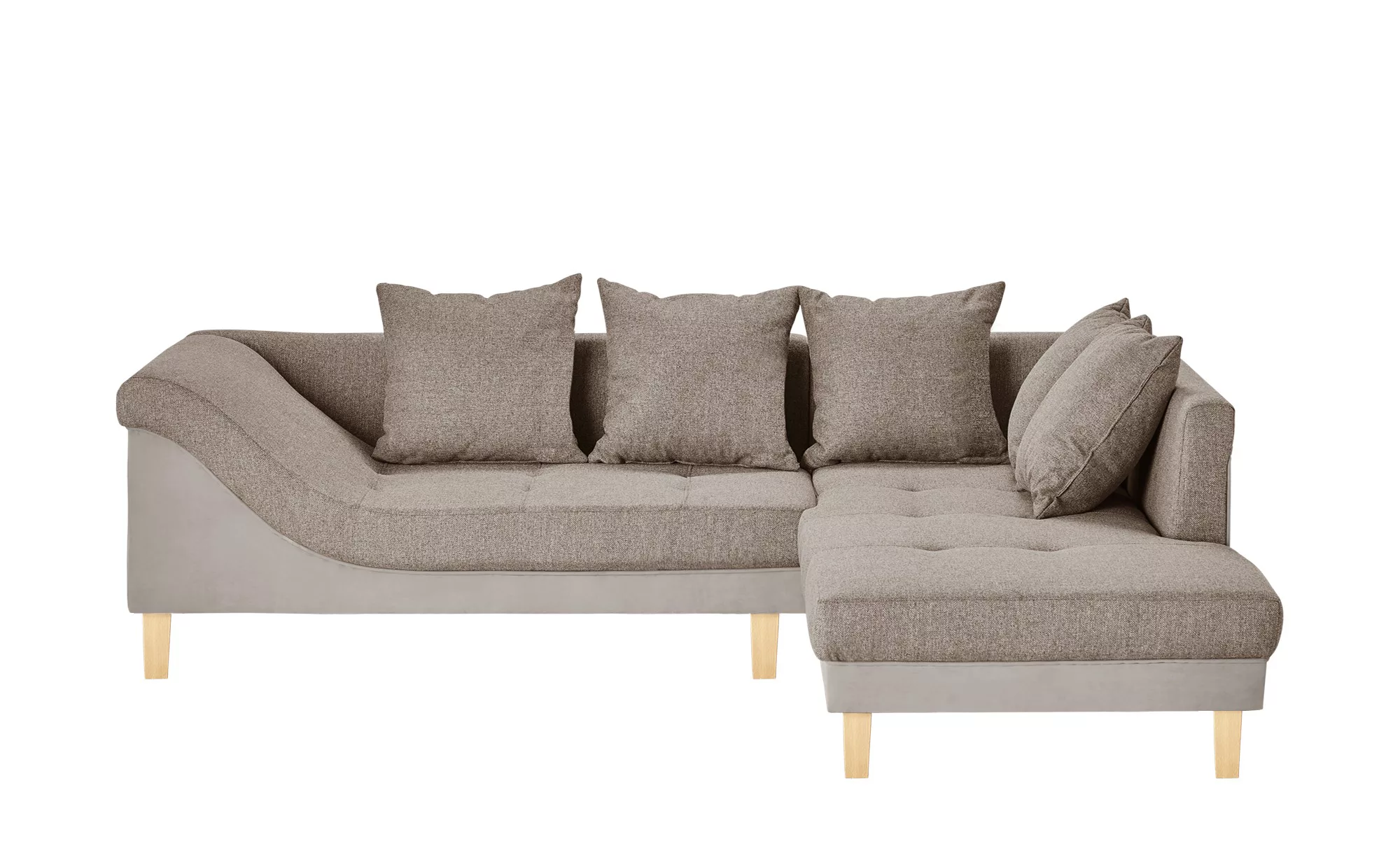 smart Ecksofa - beige - 86 cm - Polstermöbel > Sofas > Ecksofas - Möbel Kra günstig online kaufen