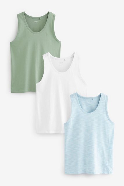 Next Tanktop 3er-Pack Trägertops mit Hirschmotiv (3-tlg) günstig online kaufen