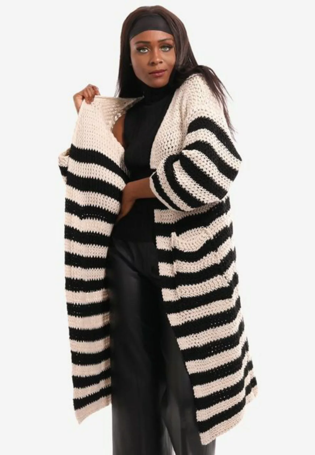 YC Fashion & Style Cardigan "Striped Comfort" mit XXL-Einschubtaschen (1-tl günstig online kaufen
