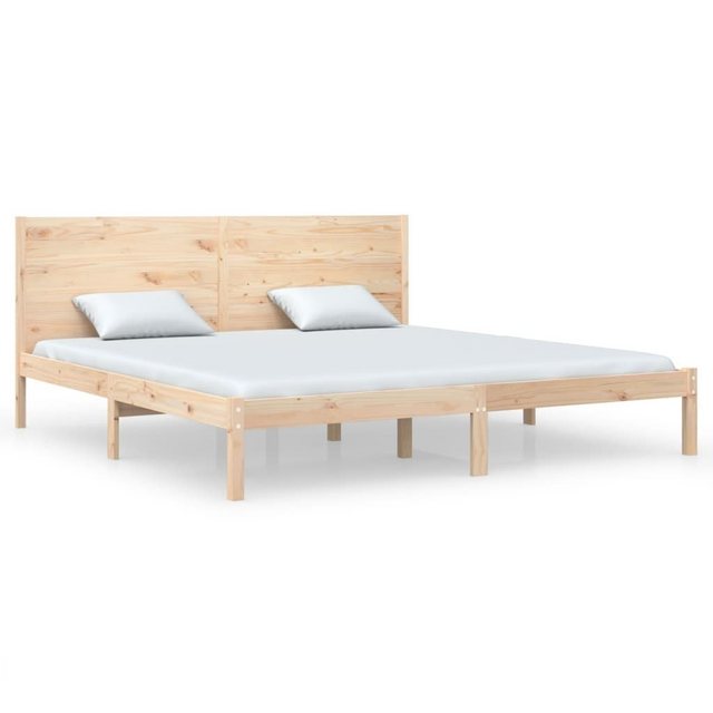 vidaXL Bettgestell Massivholzbett 180x200 cm 6FT Super King Bett Bettgestel günstig online kaufen