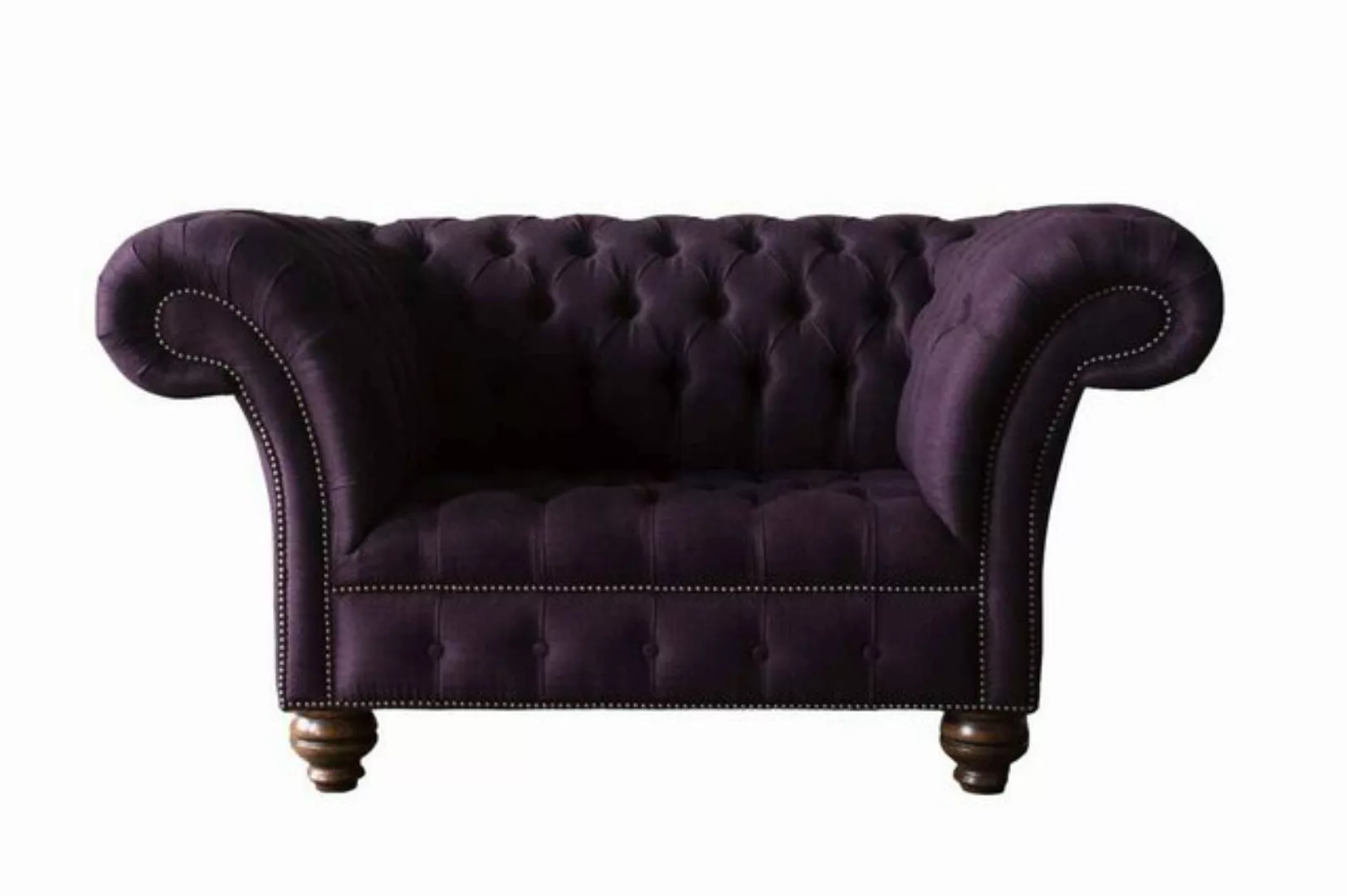 JVmoebel Chesterfield-Sofa, Chesterfield 1.5 Sitzer Sessel Sofa Wohnzimmer günstig online kaufen