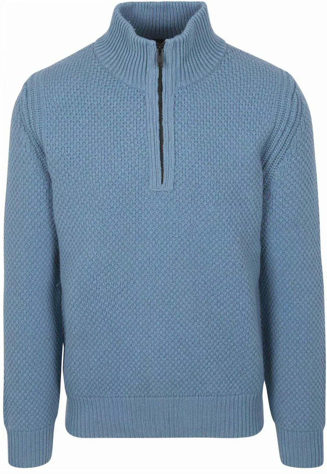 BOSS Pull Half Zip Kurano Blau - Größe XXL günstig online kaufen