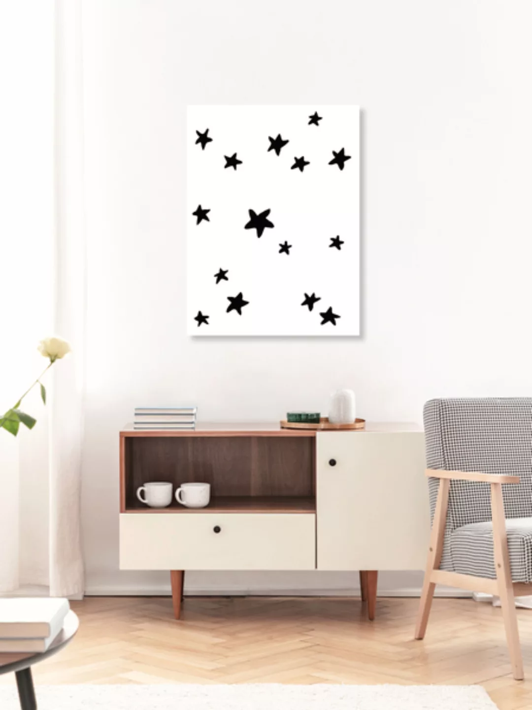 Poster / Leinwandbild - Mantika Sterne günstig online kaufen