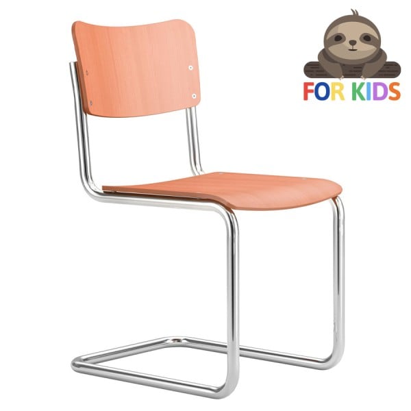 THONET S 43 K für Kinder | Buche koralle gebeizt | Stahlrohr-Freischwinger günstig online kaufen