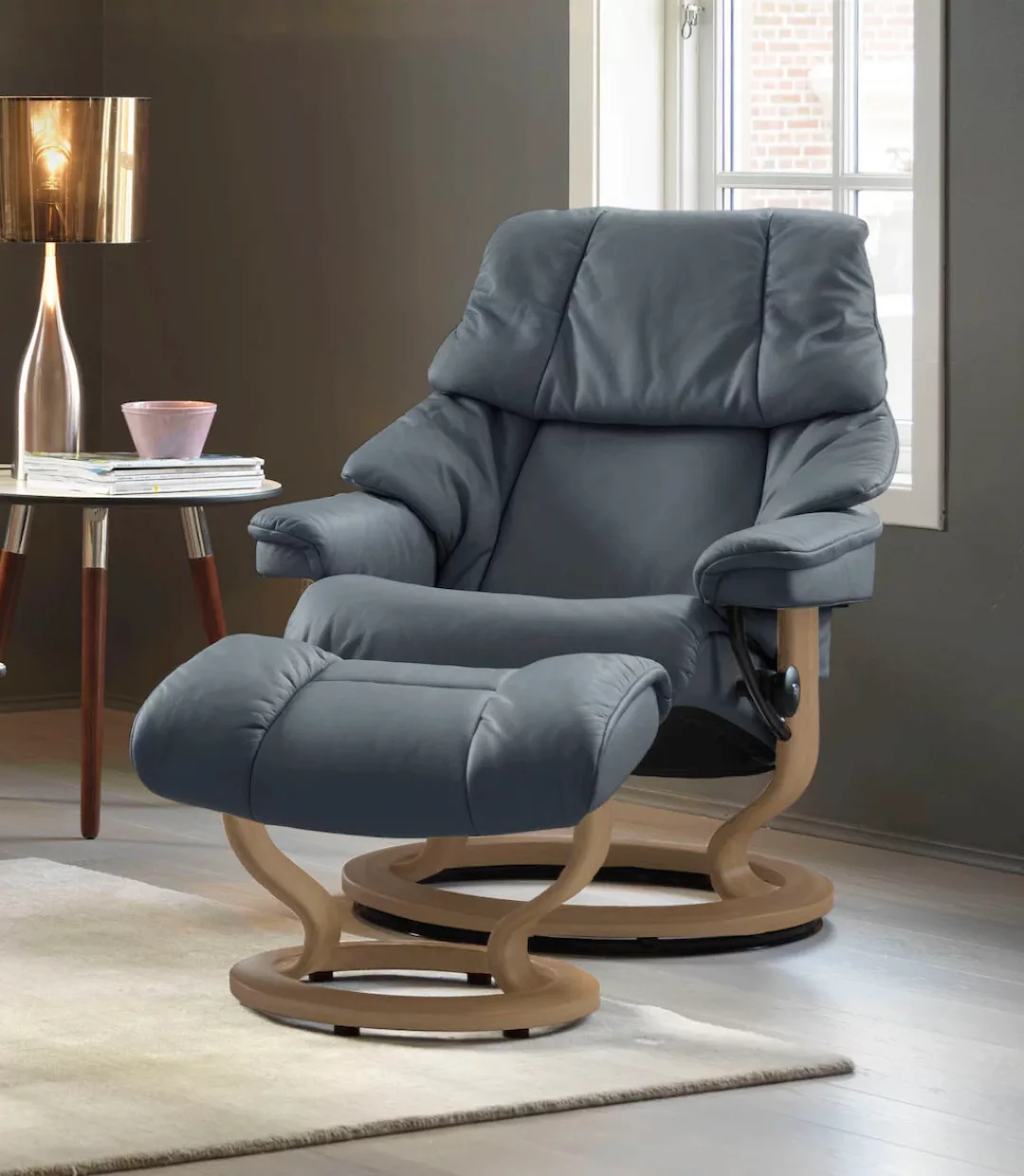 Stressless Relaxsessel "Reno", mit Classic Base, Größe S, M & L, Gestell Ei günstig online kaufen