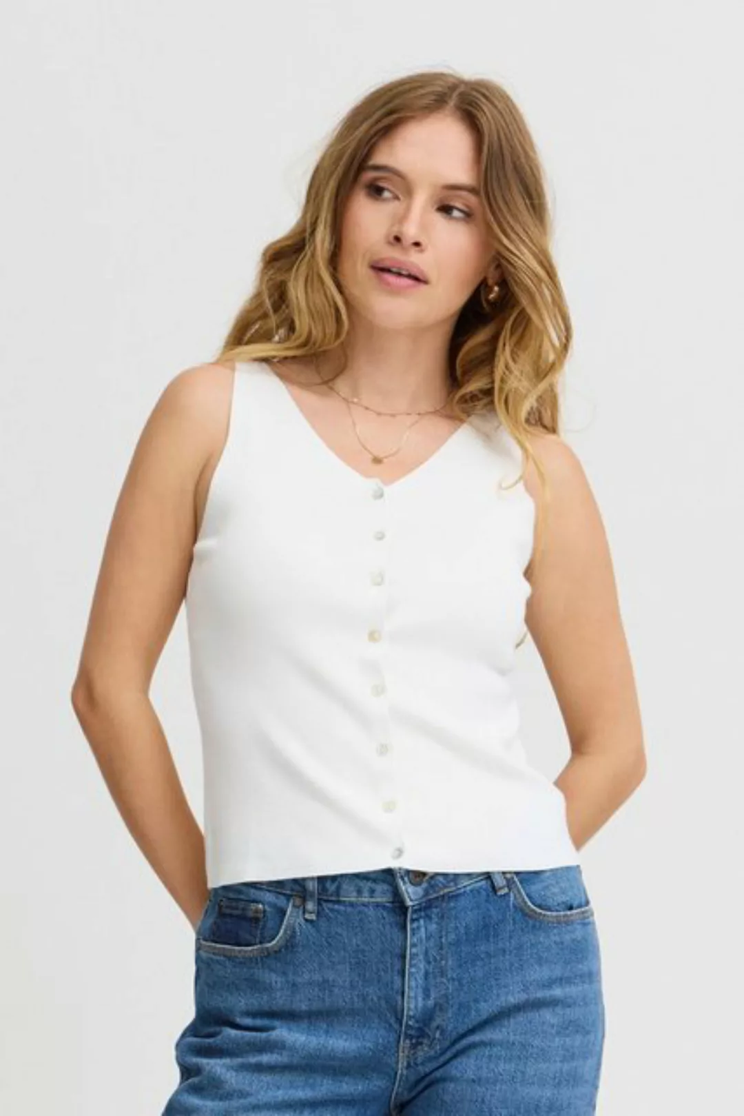Pulz Jeans Shirttop PZSARA Top sommerliches Top ohne Arm günstig online kaufen