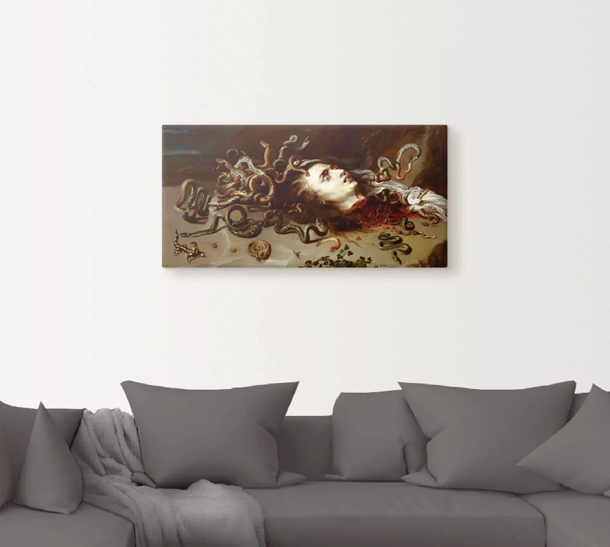 Artland Wandbild "Das Haupt der Medusa", klassische Fantasie, (1 St.) günstig online kaufen