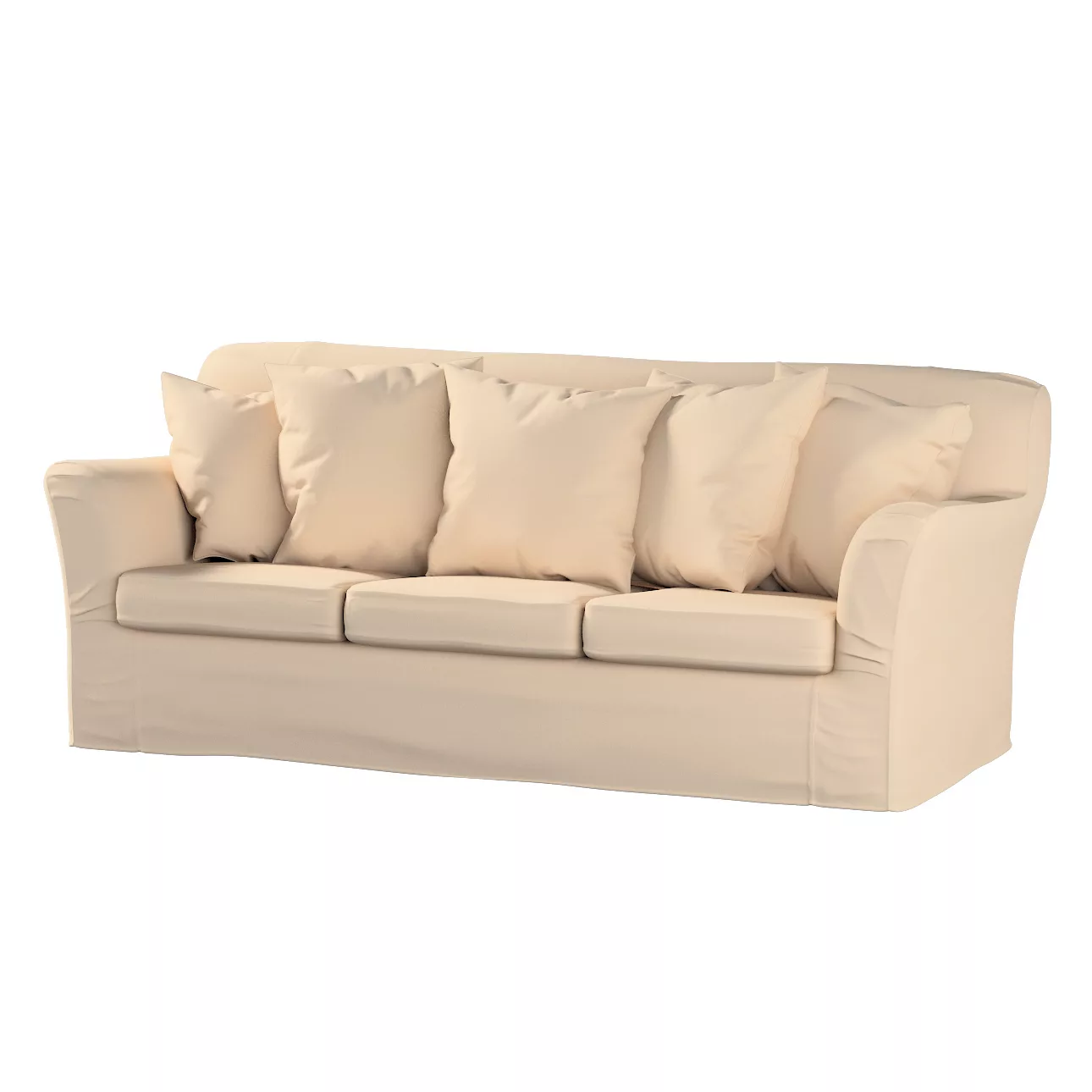 Bezug für Tomelilla 3-Sitzer Sofa nicht ausklappbar, creme-beige, Sofahusse günstig online kaufen