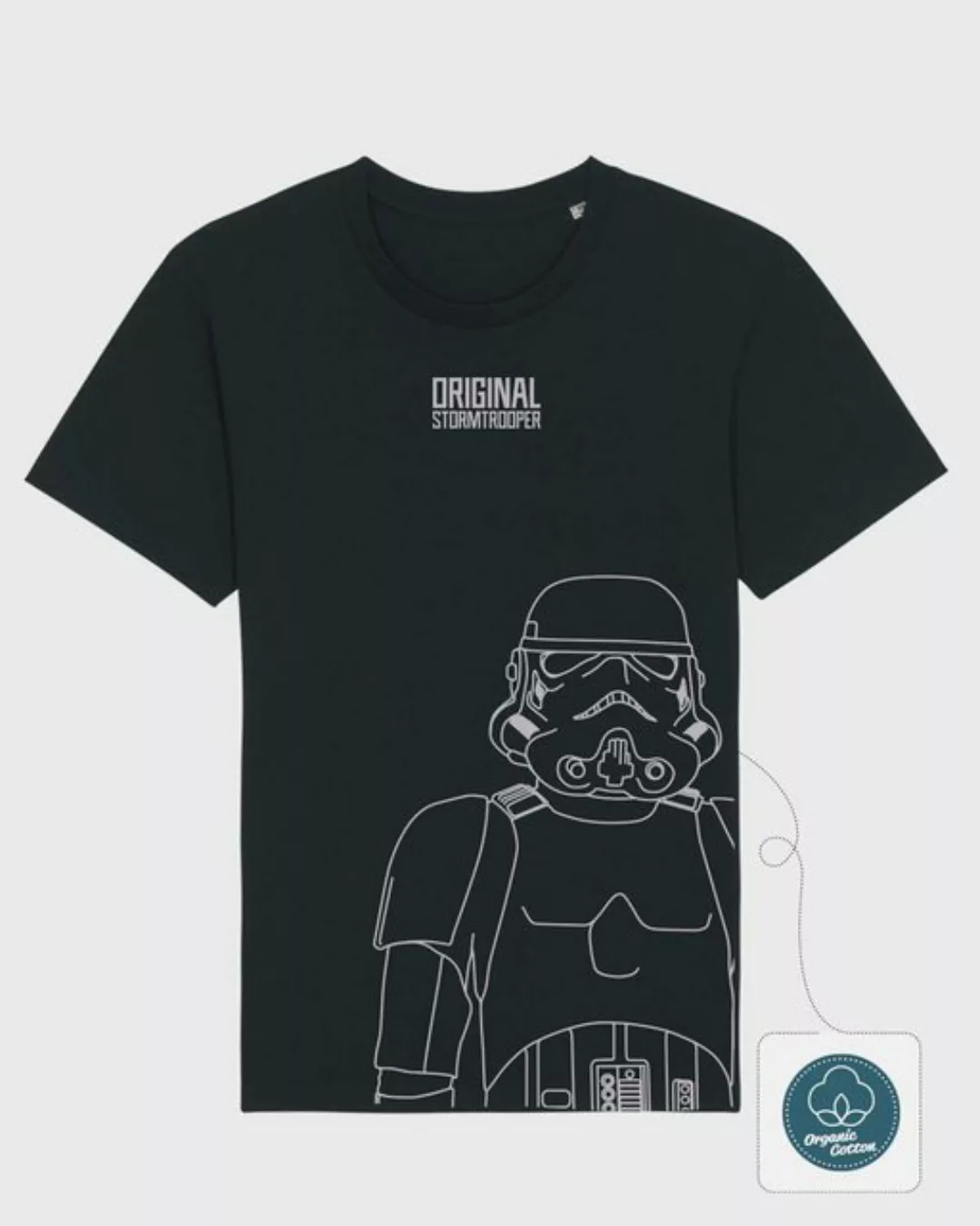 Star Wars Print-Shirt Star Wars Storm Trooper T-Shirt schwarz Sketch Troope günstig online kaufen
