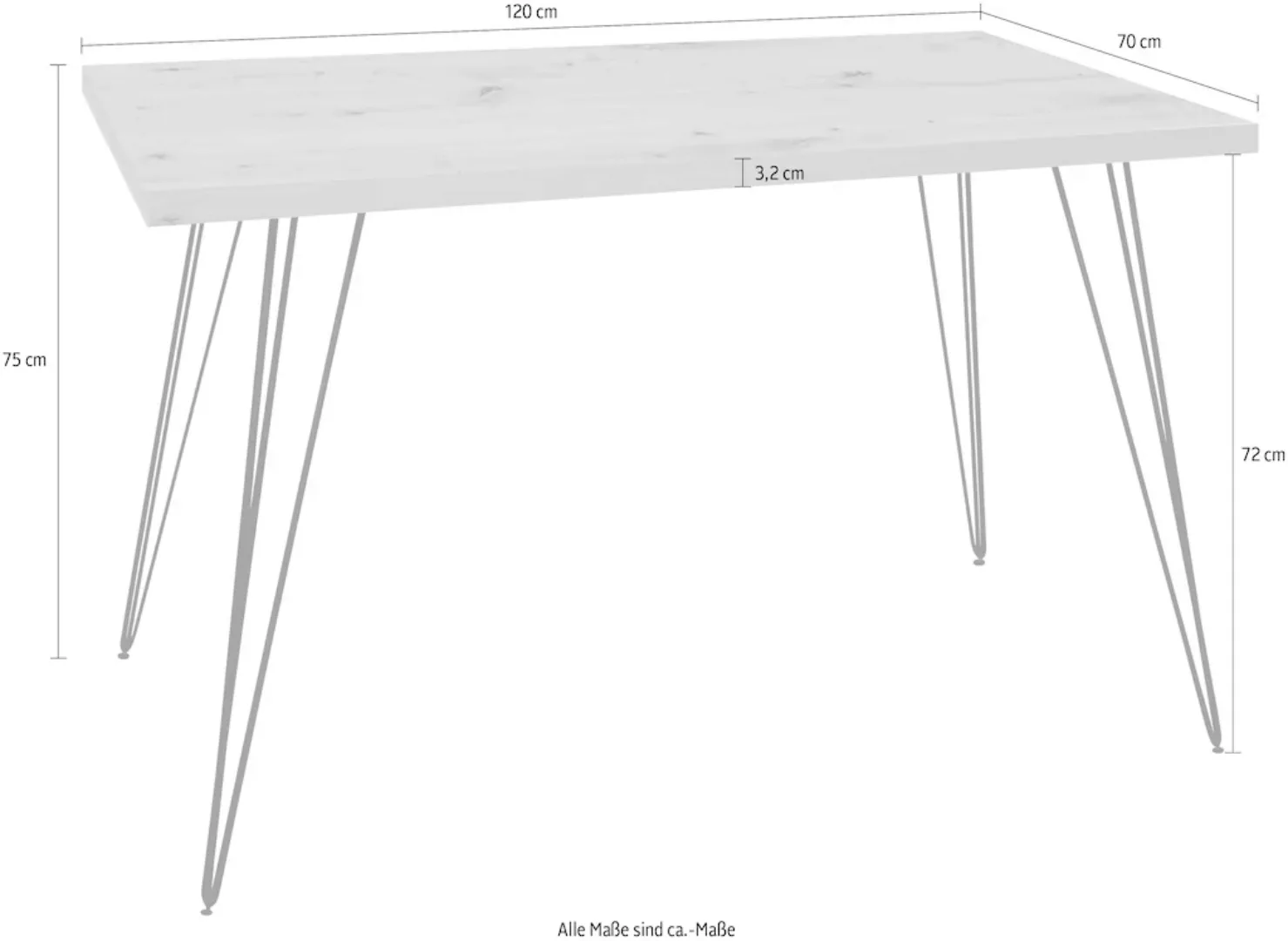 Mäusbacher Schreibtisch "Big System Office", Breite 120 cm günstig online kaufen