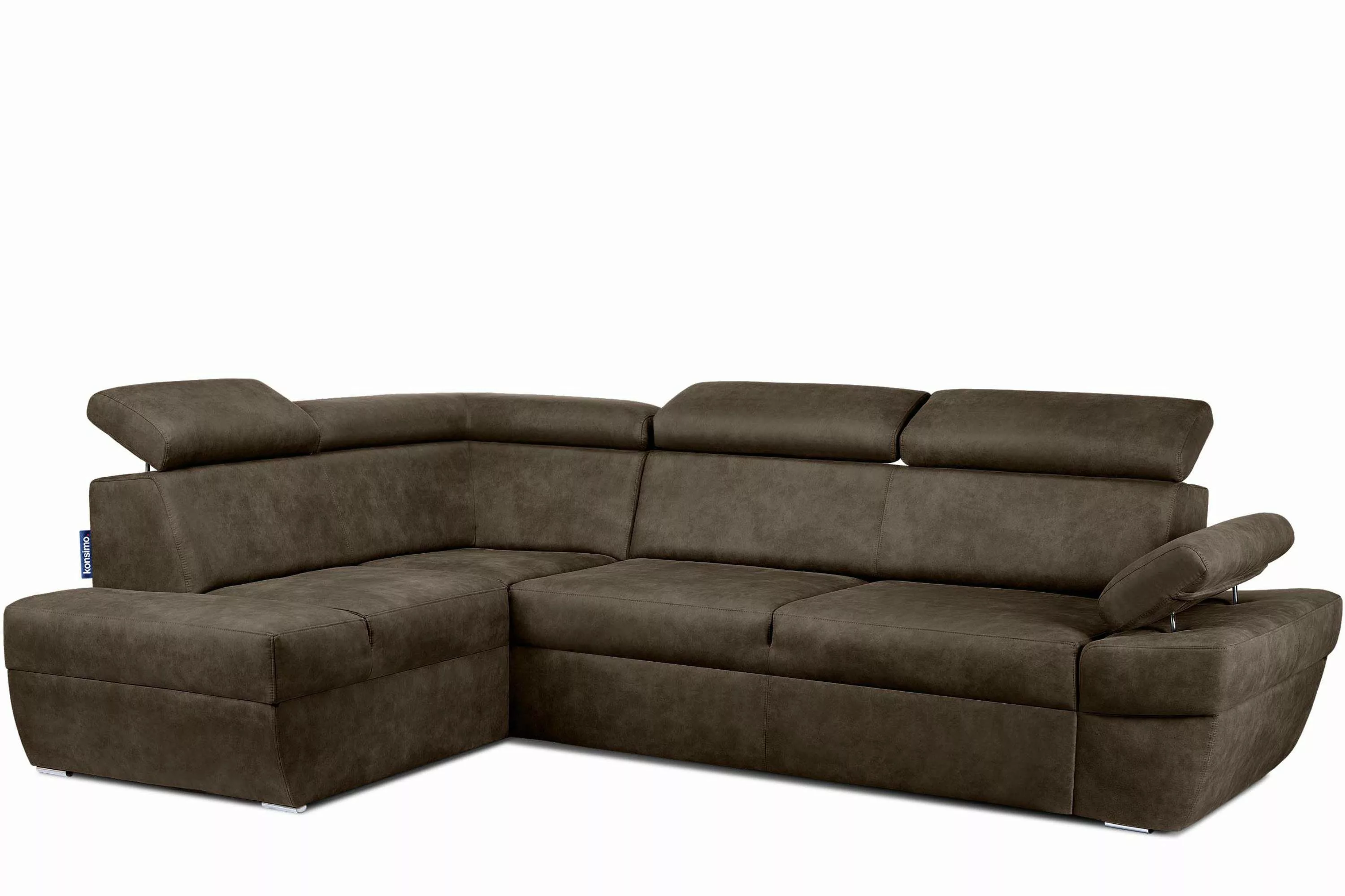 KONSIMO® Ecksofa RATLO Ecksofa, mit Bettfunktion günstig online kaufen