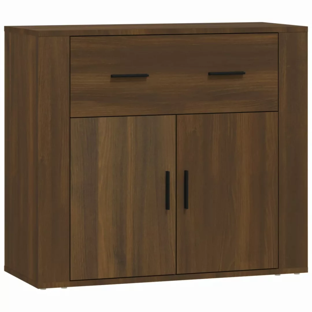 Vidaxl Sideboard Braun Eichen-optik 80x33x70 Cm Holzwerkstoff günstig online kaufen